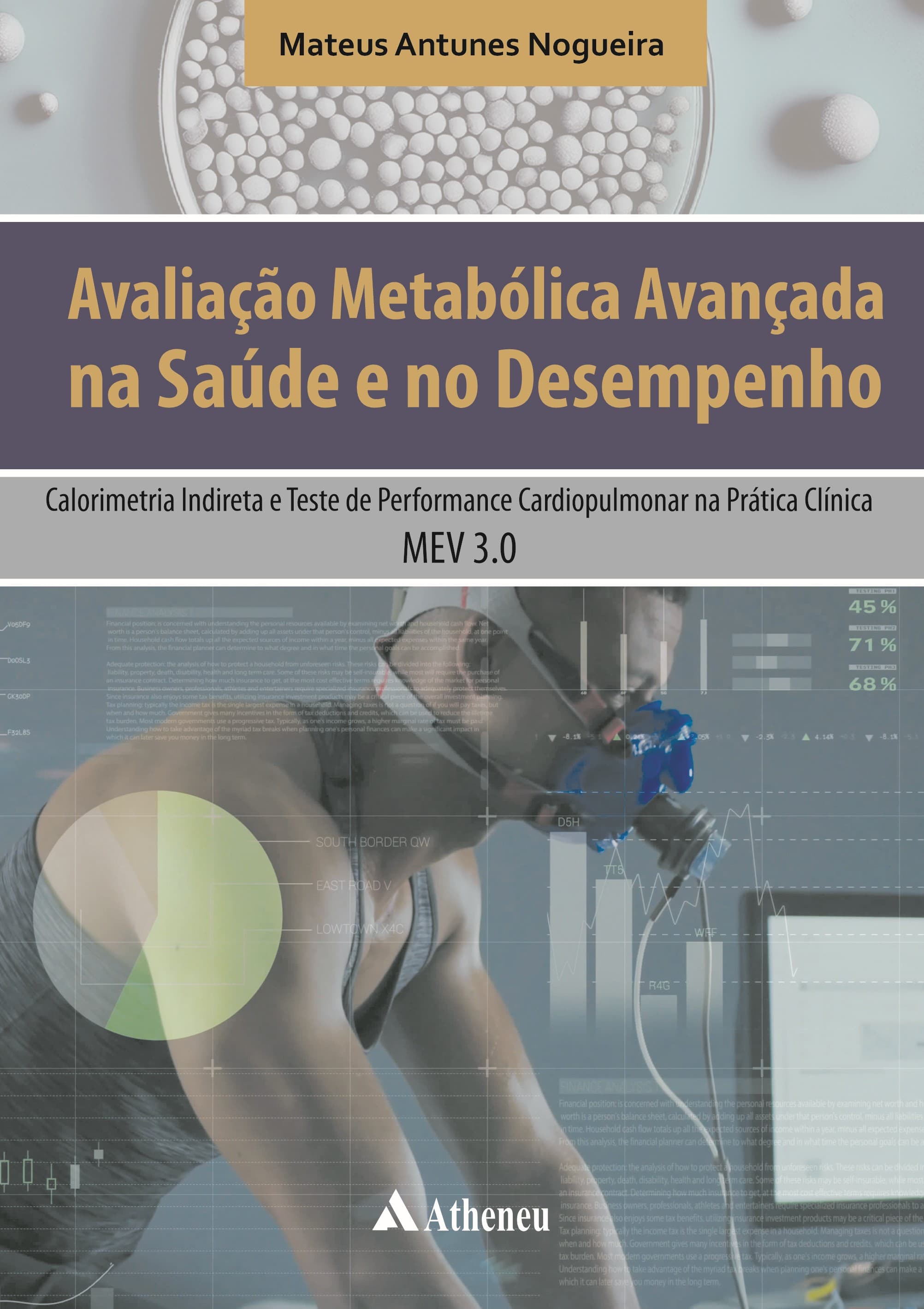 Capa do livro Avaliação Metabólica Avançada na Saúde e no Desempenho